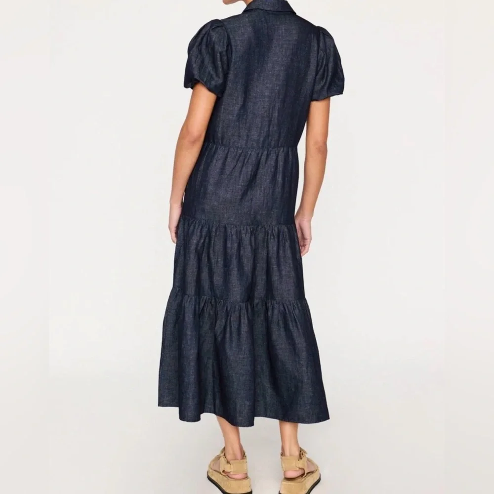 Brochu Walker The Havana Indigo Soft Denim Dress sz M - Picture 3 of 14